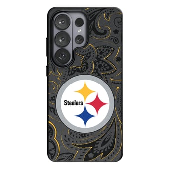 Keyscaper Pittsburgh Steelers Paisley Galaxy Magnetic Bump Case