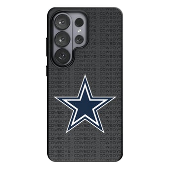 Keyscaper Dallas Cowboys Text Backdrop Galaxy Magnetic Bump Case