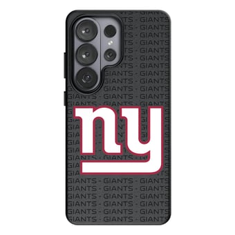 Keyscaper New York Giants Text Backdrop Galaxy Magnetic Bump Case