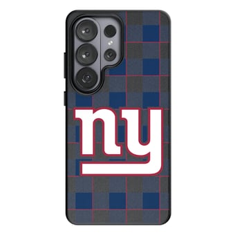 Keyscaper New York Giants Plaid Galaxy Magnetic Bump Case