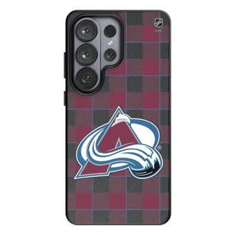 Keyscaper Colorado Avalanche Plaid Galaxy Magnetic Bump Case