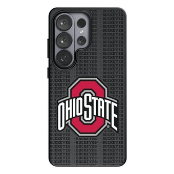 Keyscaper Ohio State Buckeyes Text Backdrop Galaxy Magnetic Bump Case
