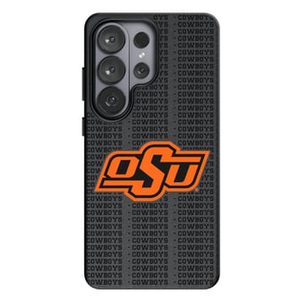 Keyscaper Oklahoma State Cowboys Text Backdrop Galaxy Magnetic Bump Case