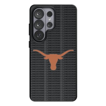 Keyscaper Texas Longhorns Text Backdrop Galaxy Magnetic Bump Case