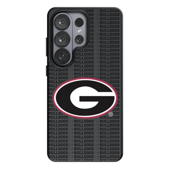 Keyscaper Georgia Bulldogs Text Backdrop Galaxy Magnetic Bump Case