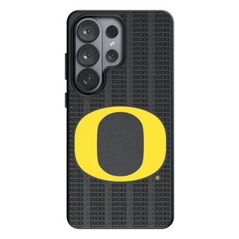 Keyscaper Oregon Ducks Text Backdrop Galaxy Magnetic Bump Case