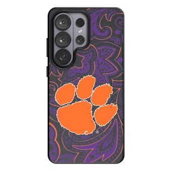 Keyscaper Clemson Tigers Paisley Galaxy Magnetic Bump Case