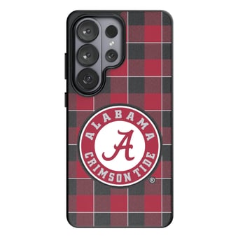 Keyscaper Alabama Crimson Tide Plaid Galaxy Magnetic Bump Case