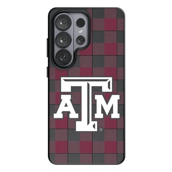 Keyscaper Texas A&M Aggies Plaid Galaxy Magnetic Bump Case