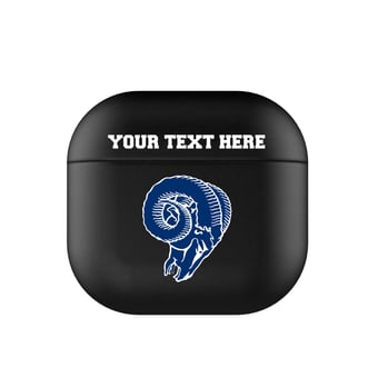 Keyscaper Los Angeles Rams Personalized Insignia AirPods 4th Generation Case Cover