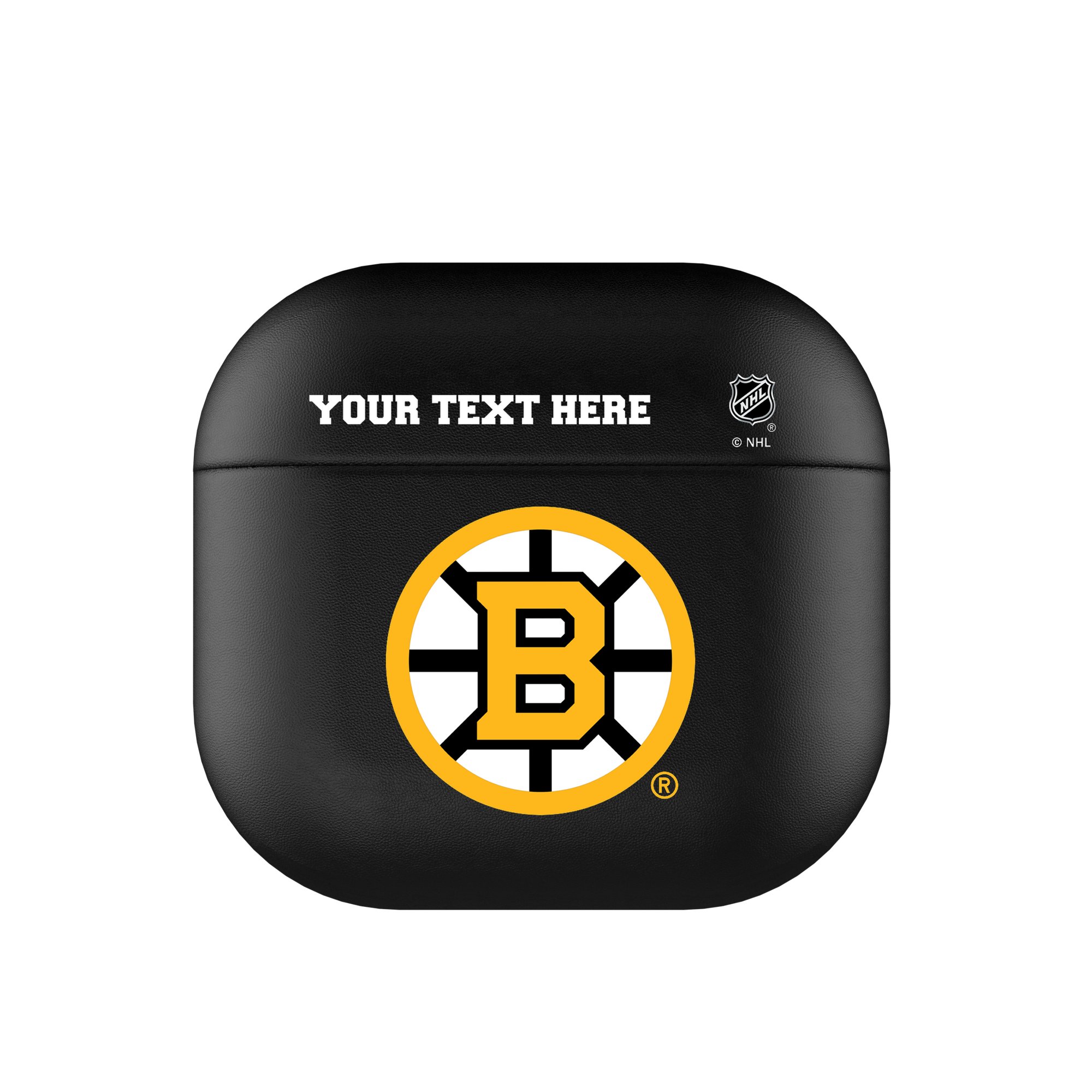Keyscaper Boston Bruins Personalized Insignia AirPods 4th Generation Case Cover