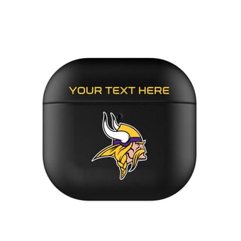 Keyscaper Minnesota Vikings Personalized Insignia AirPods 4th Generation Case Cover