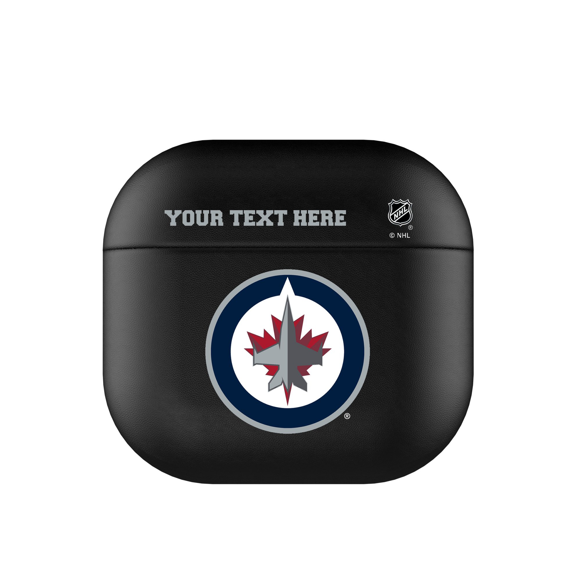 Keyscaper Winnipeg Jets Personalized Insignia AirPods 4th Generation Case Cover