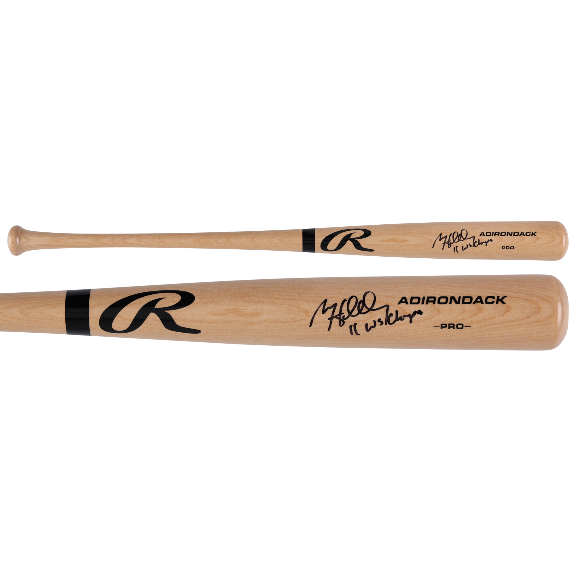Matt Holliday St. Louis Cardinals Autographed Blonde Rawlings Pro Bat with "11 WS Champs" Inscription