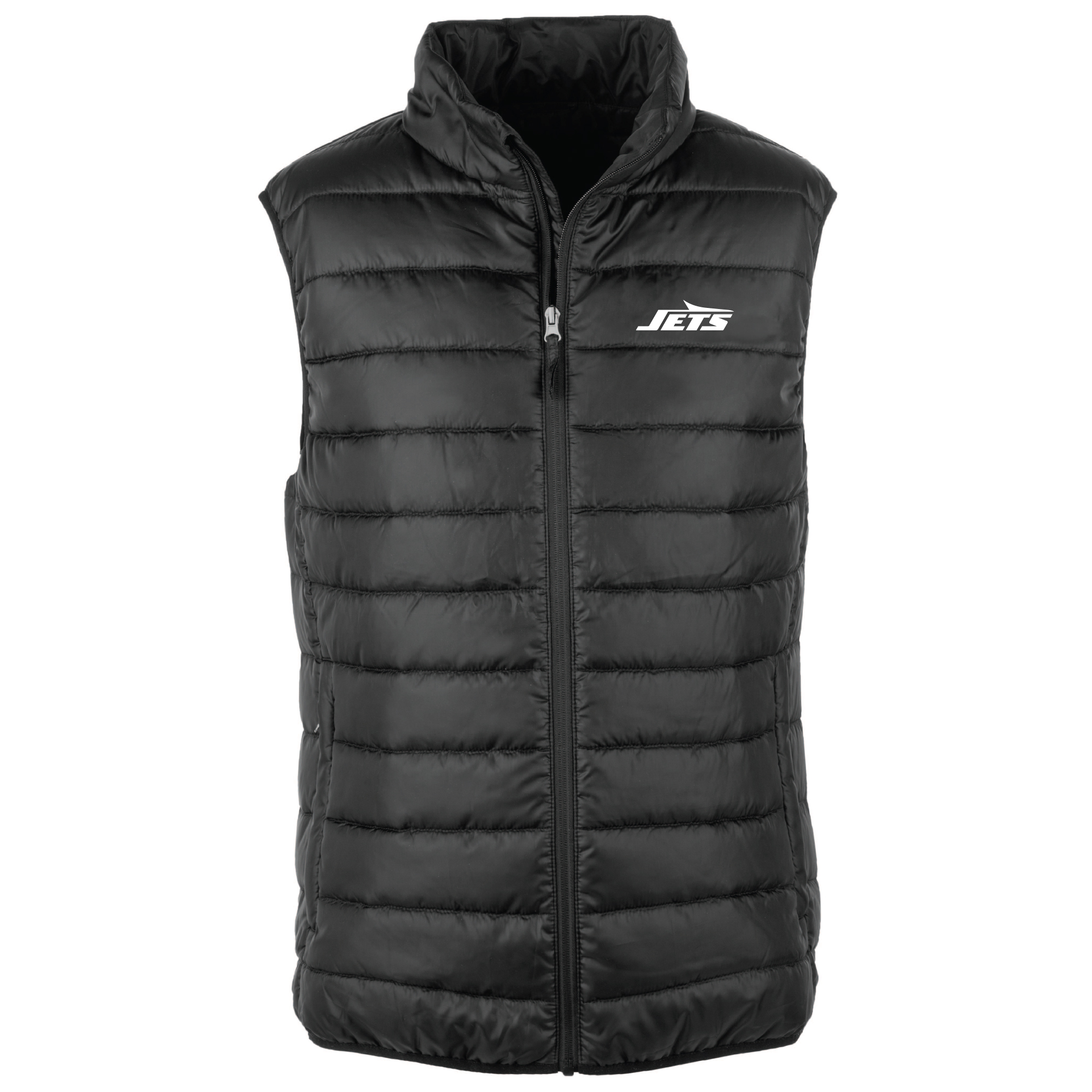 Men's Dunbrooke Black New York Jets Alberta Full-Zip Puffer Vest