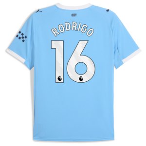 Maillot Manchester City PUMA Domicile 2025-26 avec flocage Rodrigo 16, vue 4