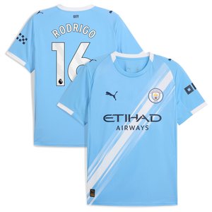 Maillot Manchester City PUMA Domicile 2025-26 avec flocage Rodrigo 16, vue 1
