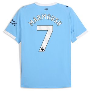 Maillot Manchester City PUMA Domicile 2025-26 avec flocage Marmoush 7, vue 4