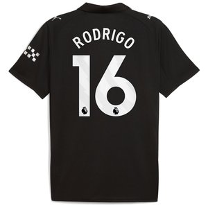 Maillot Manchester City Extérieur PUMA 24/25 avec flocage Rodrigo 16, vue 4