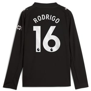 Maillot Manchester City Extérieur PUMA - Manches Longues - Enfant avec flocage Rodrigo 16, vue 4