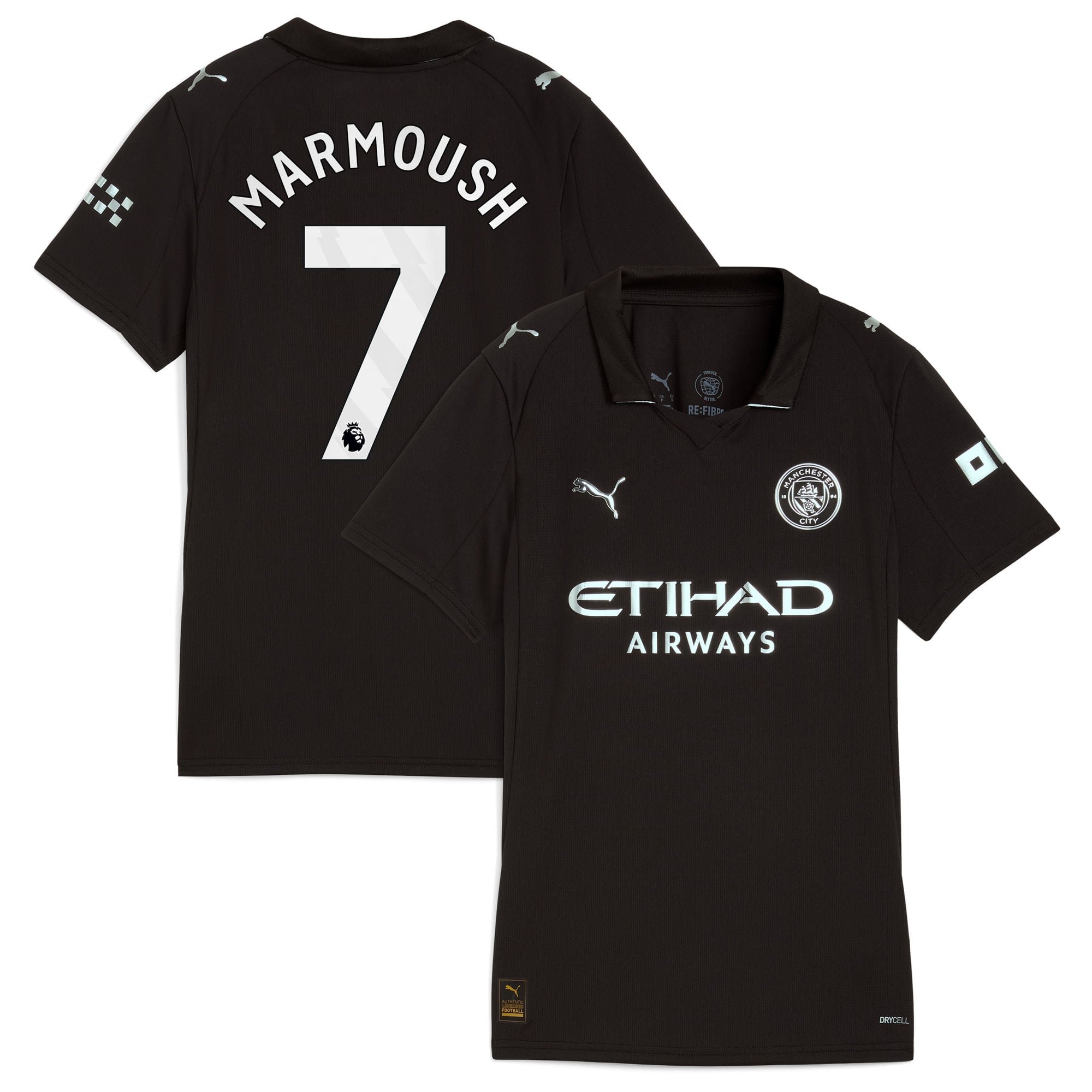 Maillot Manchester City Extérieur PUMA - Femme avec flocage Marmoush 7
