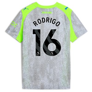 Maillot Manchester City PUMA Third 2025-26 - Enfant avec flocage Rodrigo 16, vue 4