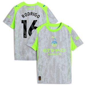 Maillot Manchester City PUMA Third 2025-26 - Enfant avec flocage Rodrigo 16, vue 1