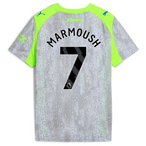 Maillot Manchester City PUMA Third 2025-26 - Enfant avec flocage Marmoush 7, vue 4