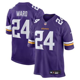 Men's Nike Jay Ward  Purple Minnesota Vikings Team Game Jersey