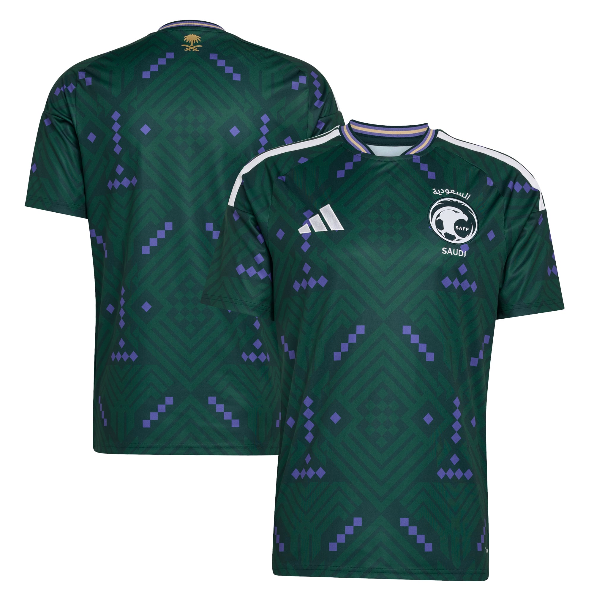 Men's adidas Green Saudi Arabia National Team 2026 Home Replica Jersey