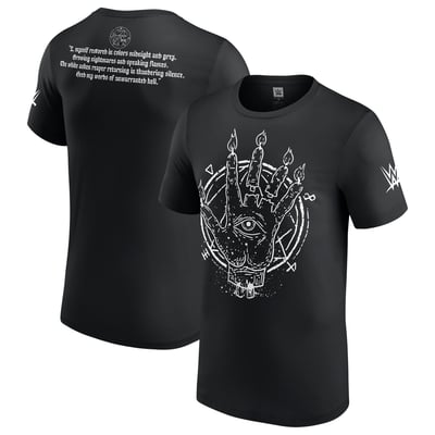 Men's Black Aleister Black Symbol T-Shirt