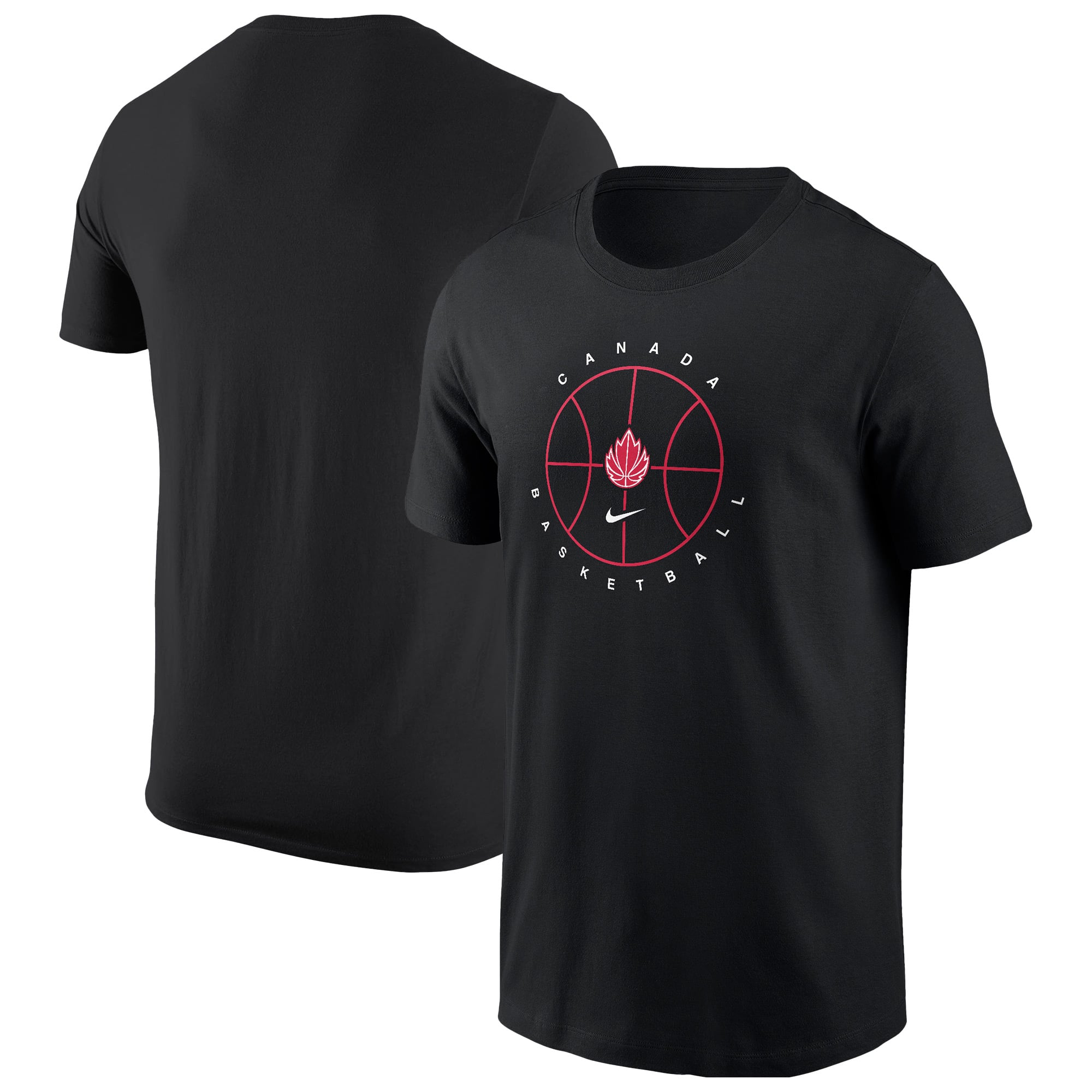 Men's Nike  Black Canada Basketball Core T-Shirt
