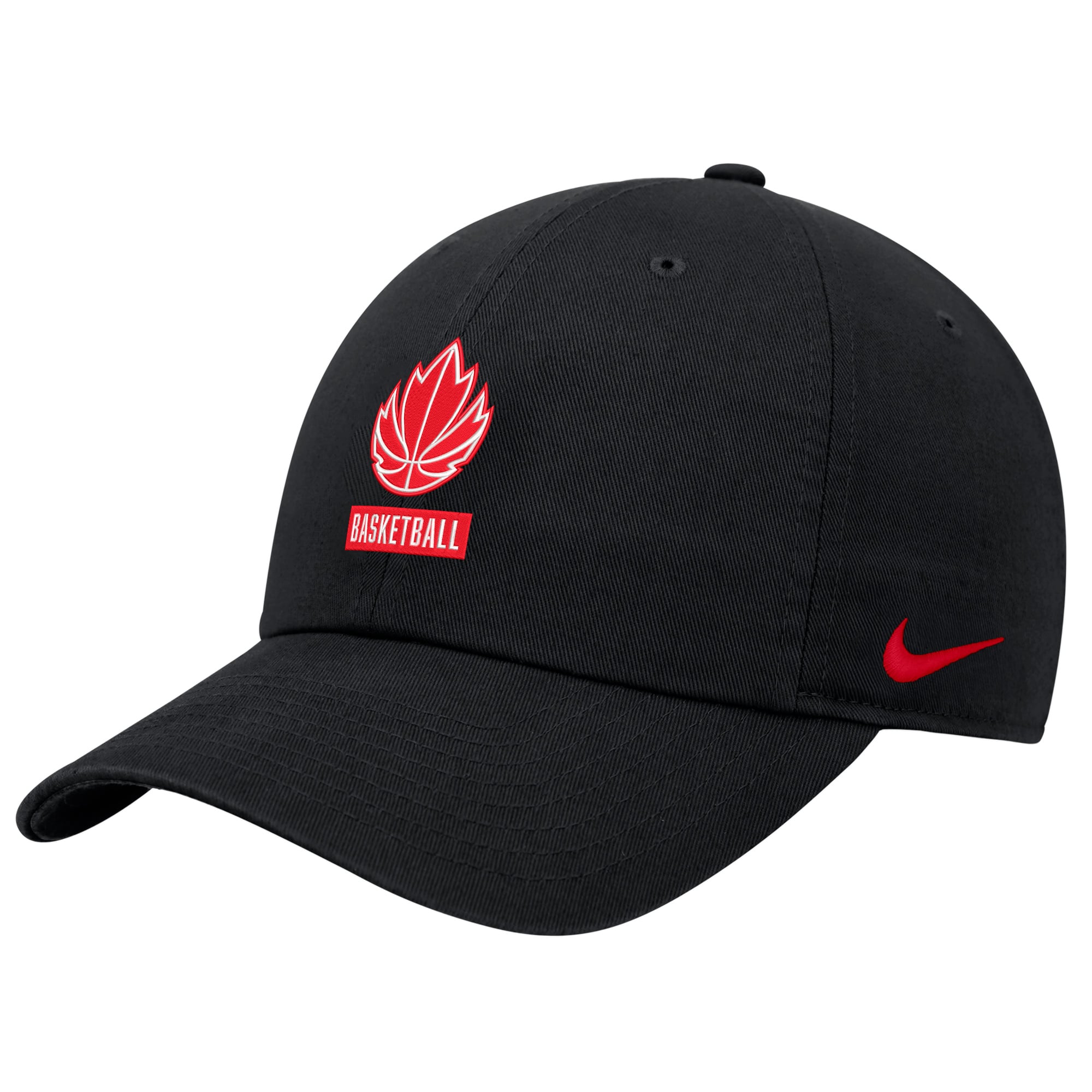 Men's Nike Black Canada Basketball Club Adjustable Hat