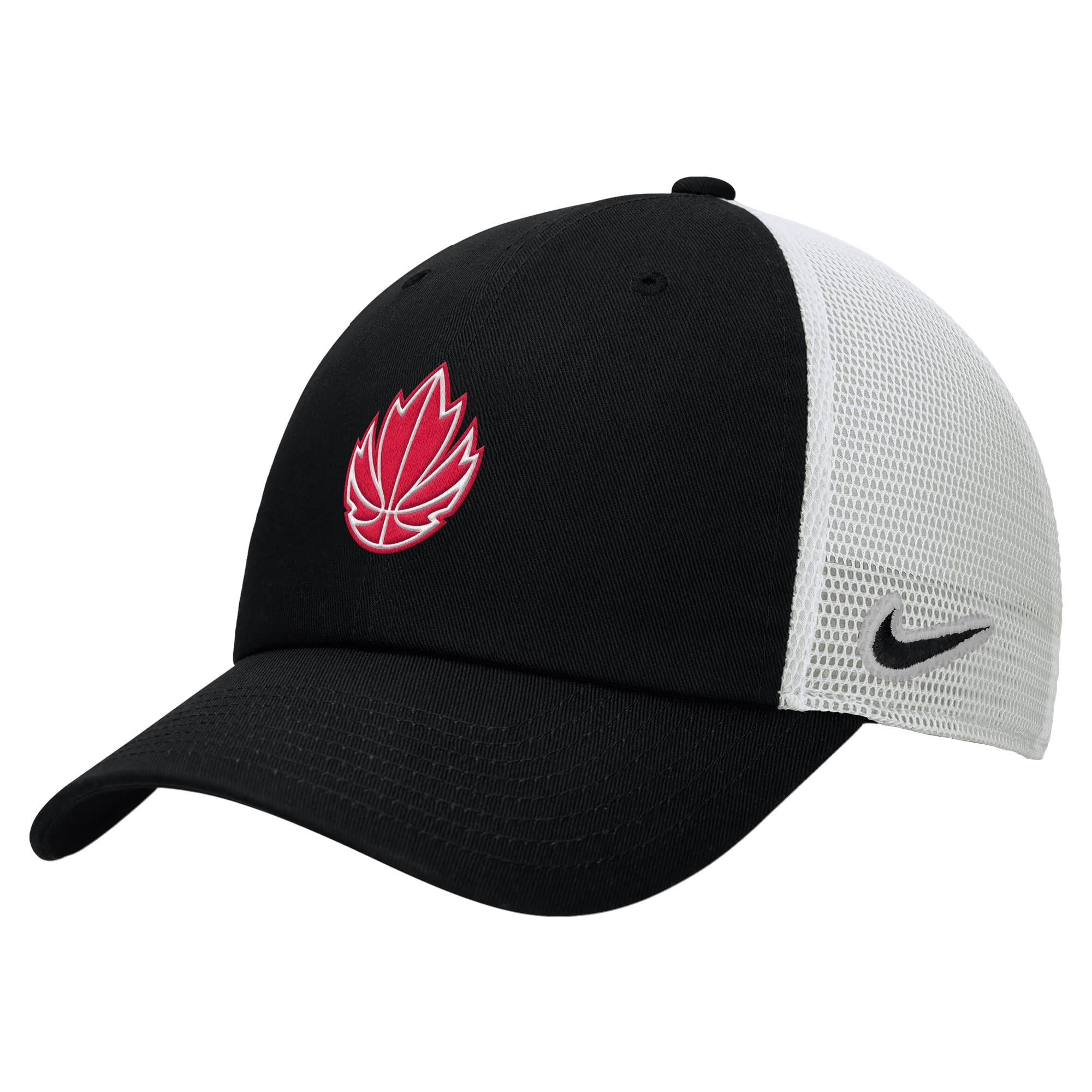 Men's Nike  Black Canada Basketball Club Mesh Back Adjustable Hat