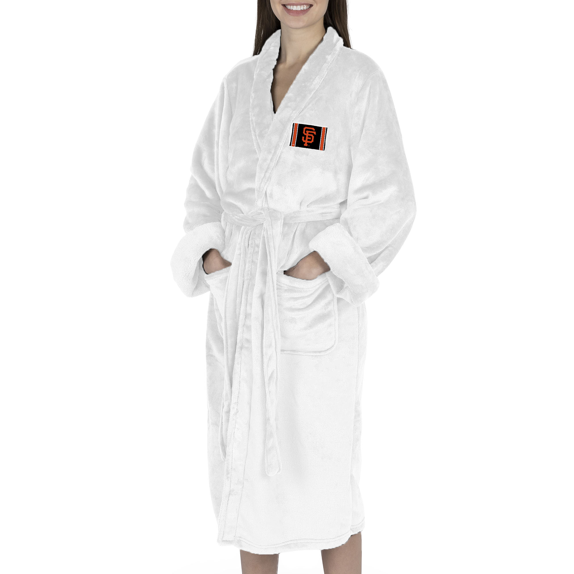 Women’s The Northwest Group White San Francisco Giants Silk Touch Robe Women’s The Northwest Group White San Francisco Giants Silk Touch Robe