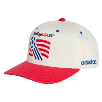 Unisex adidas White/Red USMNT 1994 World Cup Graphic Adjustable Hat