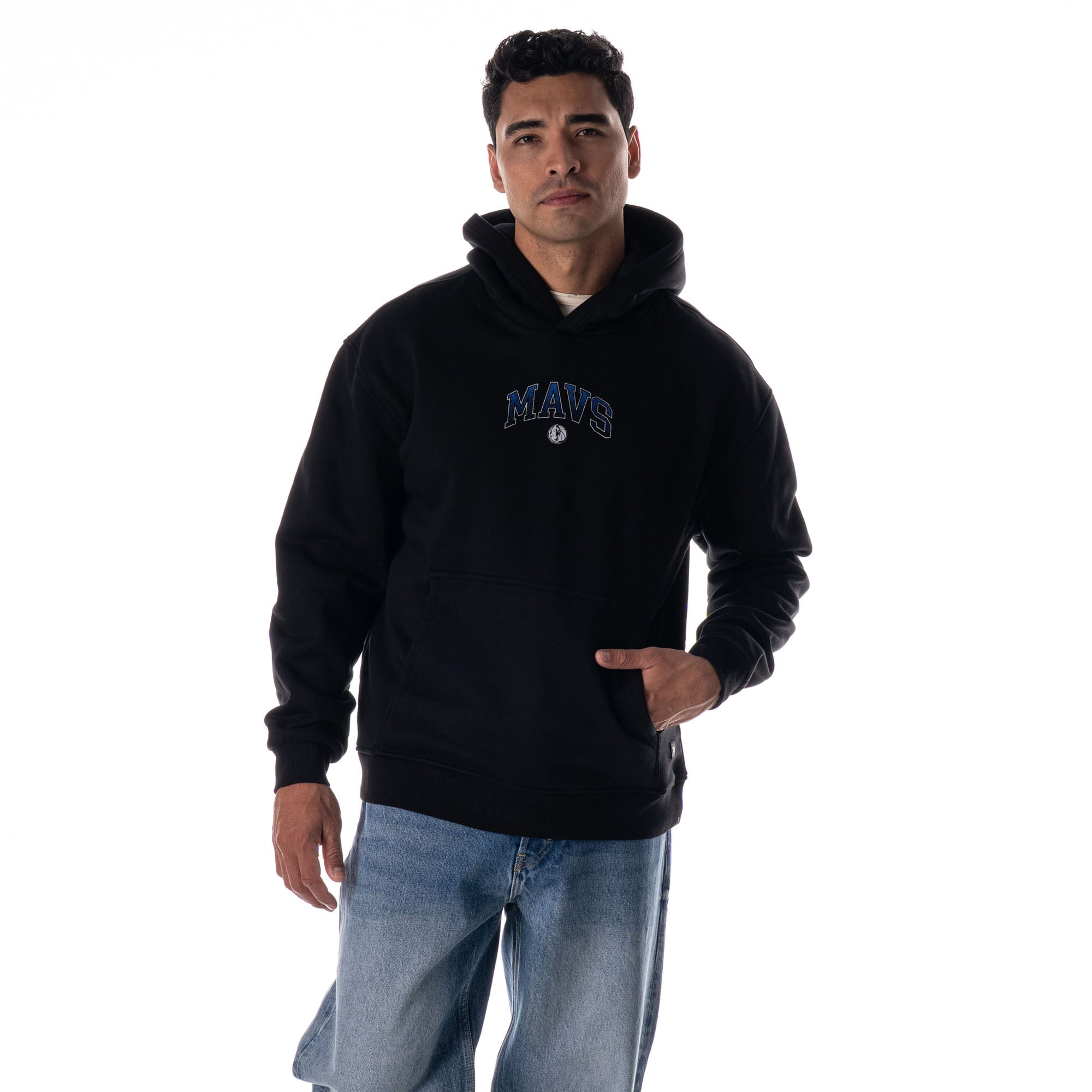 Unisex The Wild Collective Black Dallas Mavericks Splatter Premium Hoodie