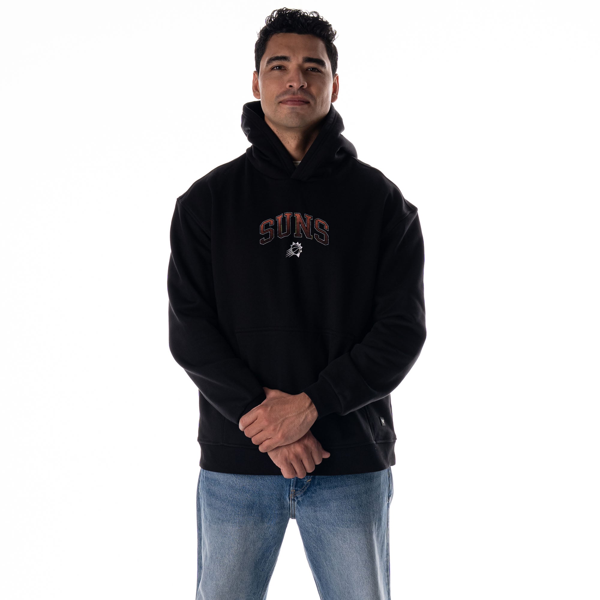 Unisex The Wild Collective Black Phoenix Suns 2025/26 City Edition Splatter Premium Hoodie