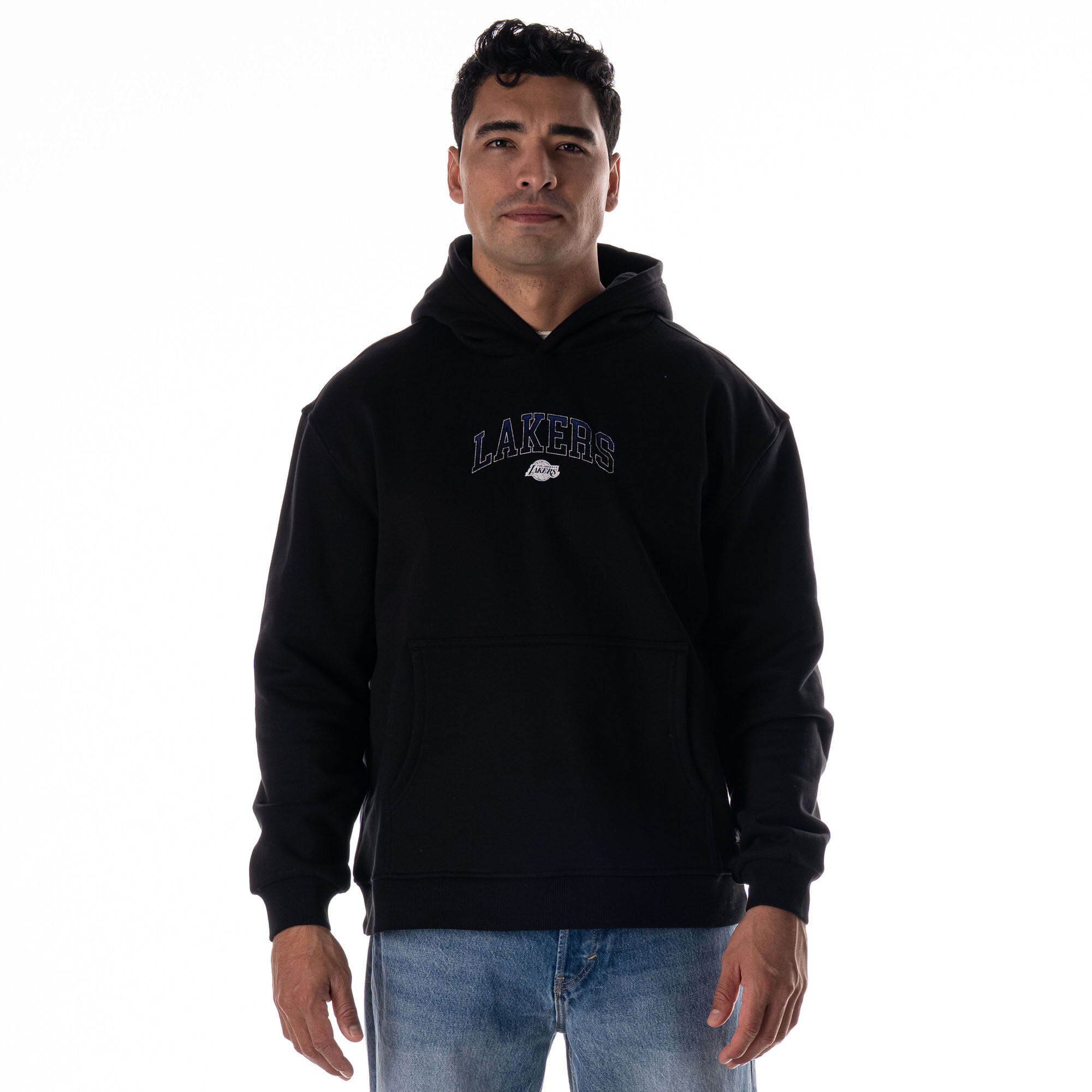 Unisex The Wild Collective Black Los Angeles Lakers Splatter Premium Hoodie