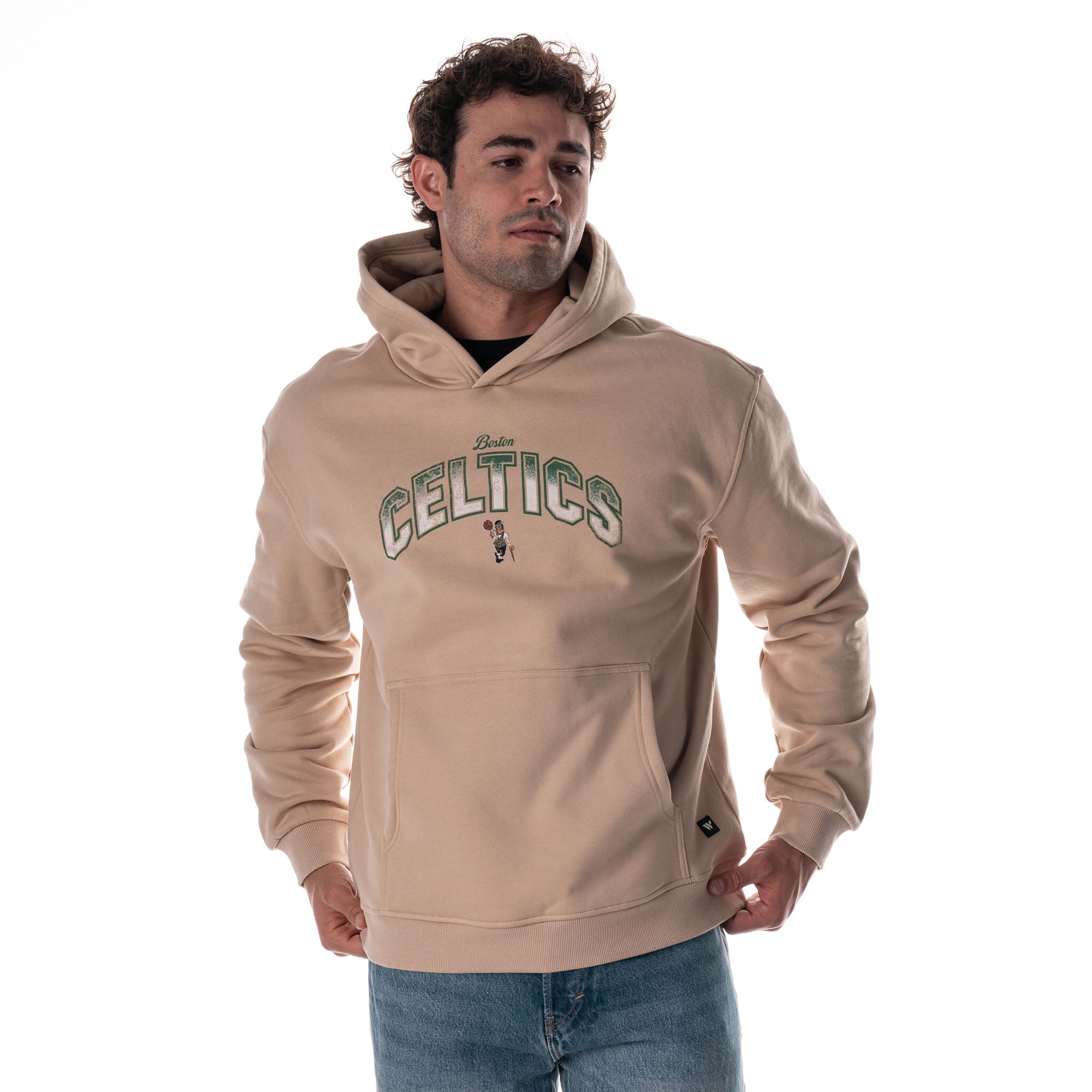 Unisex The Wild Collective Tan Boston Celtics Mantra Premium Hoodie