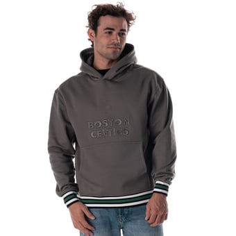Unisex The Wild Collective Charcoal Boston Celtics Custom Rib Tonal Premium Hoodie