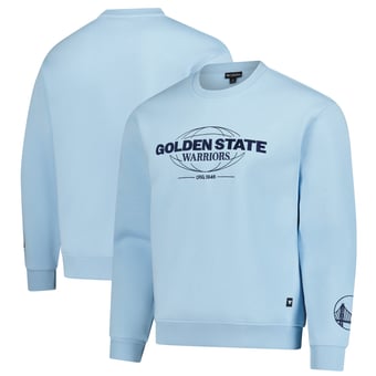 Unisex The Wild Collective Powder Blue Golden State Warriors Oversize Vintage French Terry Sweatshirt
