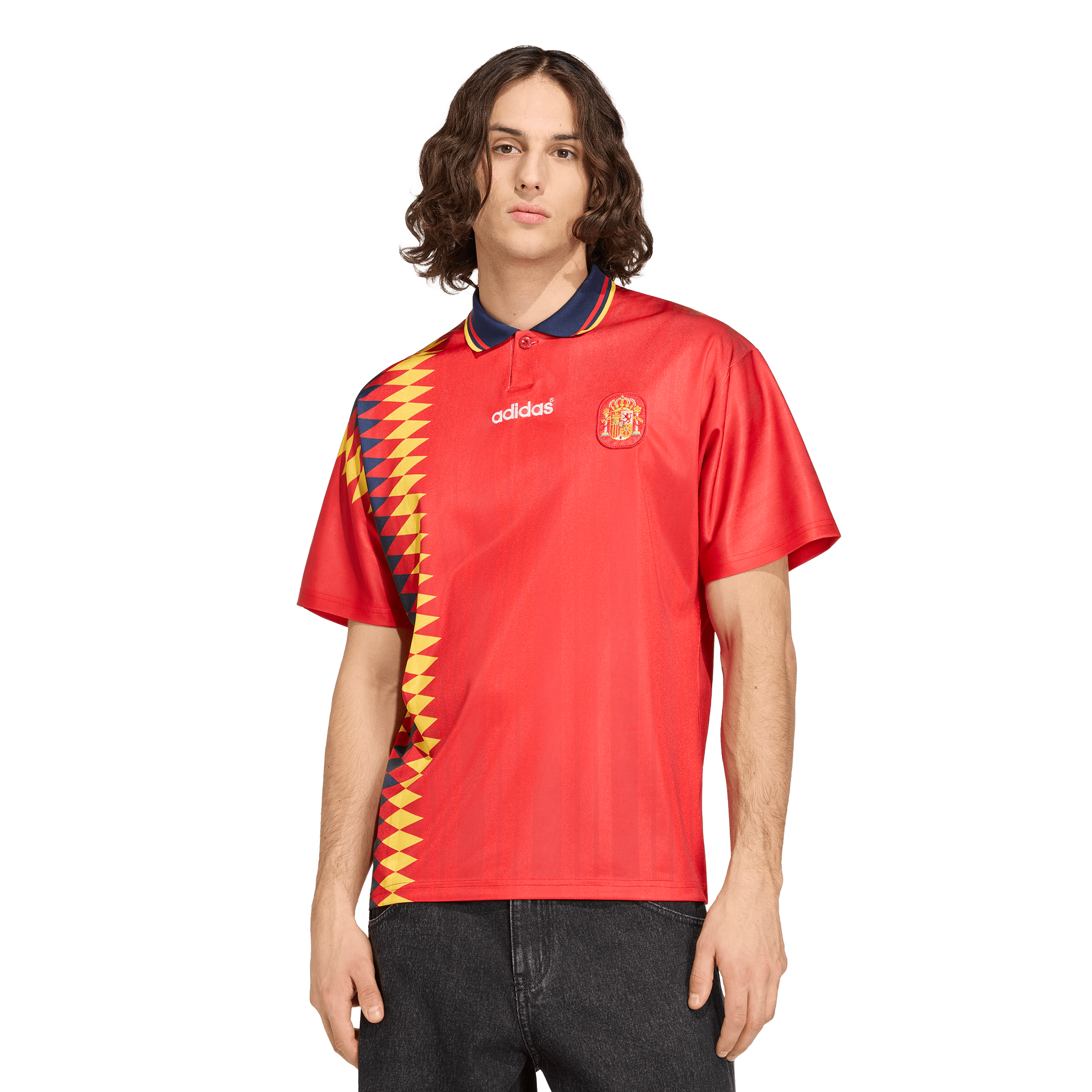 Men's adidas Red Spain National Team 1994 Bringback Jersey