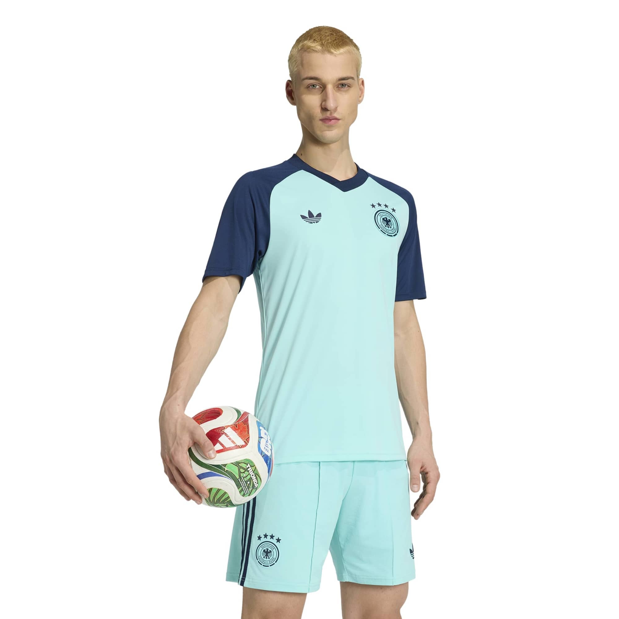 Men's adidas Turquoise Germany National Team 2026 Pre-Match Top