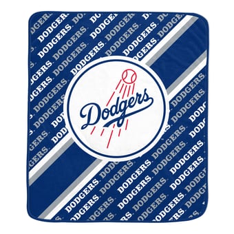 Pegasus Los Angeles Dodgers 60" x 70" Diagonal Lined Wordmark Ultra Soft Blanket