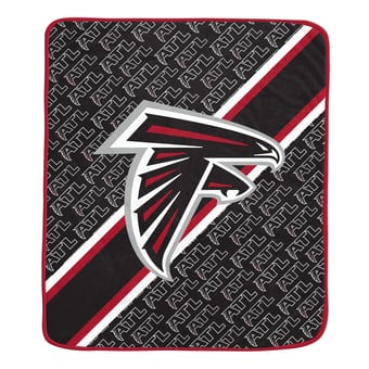 Pegasus Atlanta Falcons 60" x 70" Diagonal Lined Wordmark Ultra Soft Blanket