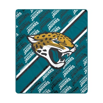 Pegasus Jacksonville Jaguars 60" x 70" Diagonal Lined Wordmark Ultra Soft Blanket