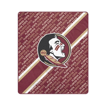"Pegasus Florida State Seminoles 60"" x 70"" Diagonal Lined Wordmark Ultra Soft Blanket"