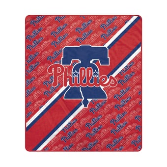 Pegasus Philadelphia Phillies 60" x 70" Diagonal Lined Wordmark Ultra Soft Blanket