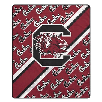 "Pegasus South Carolina Gamecocks 60"" x 70"" Diagonal Lined Wordmark Ultra Soft Blanket"
